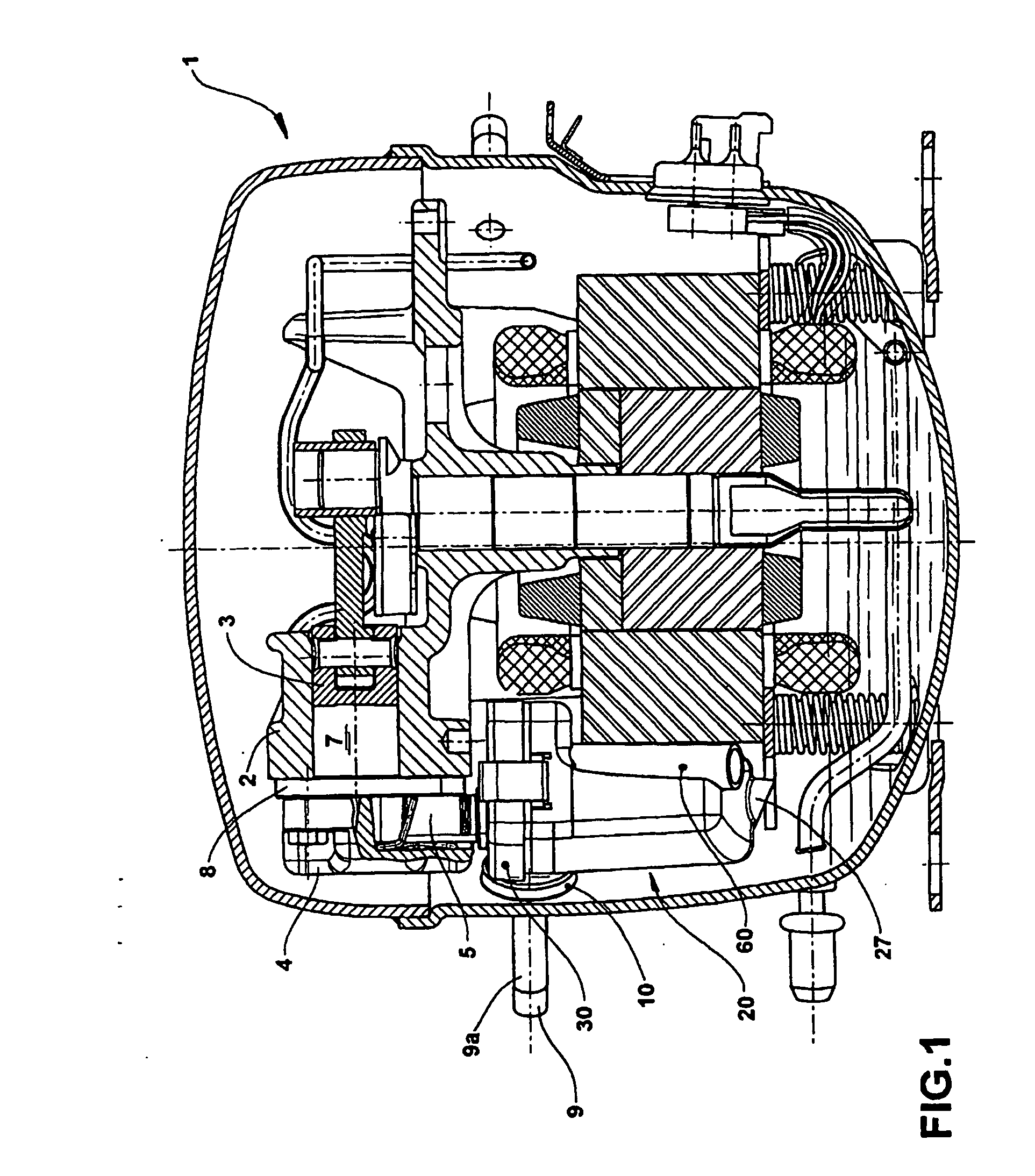 Suction muffler for a reciprocating hermetic compressor