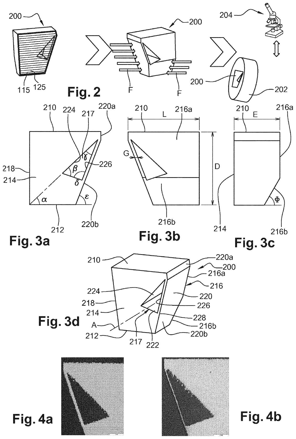 Test specimen for validating operating parameters of a method for the additive manufacturing of a part by laser melting on powder beds