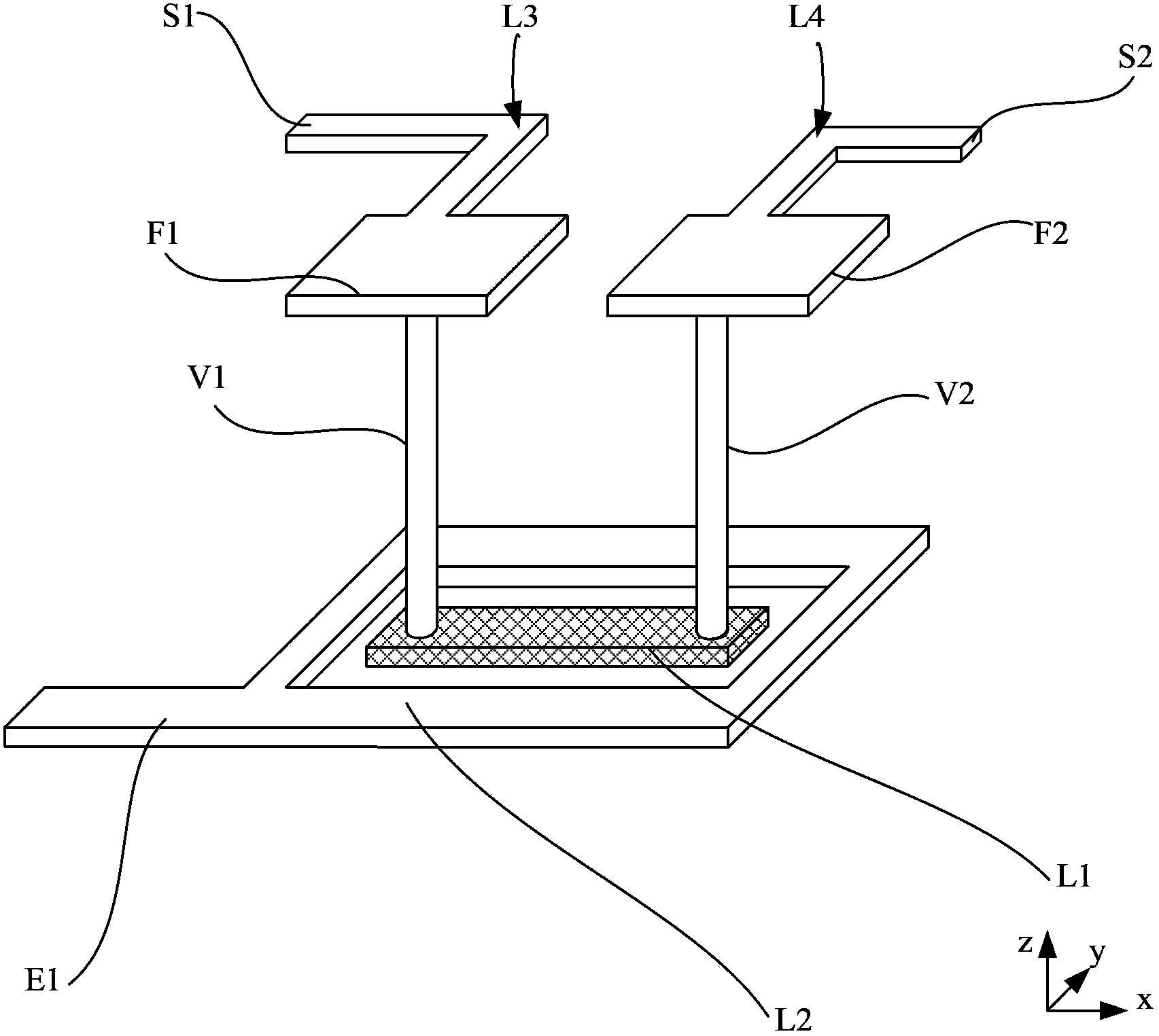 Electromigration test structure