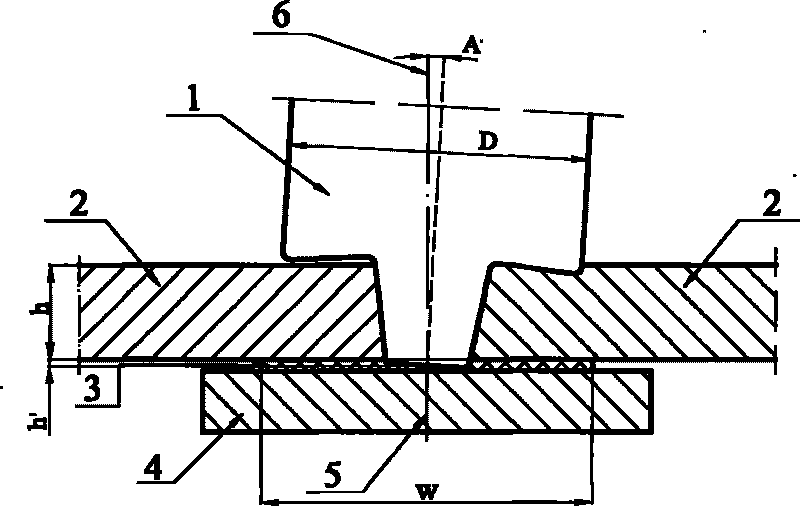 Method for eliminating incomplete penetration and weak root connection of friction stir welding joint