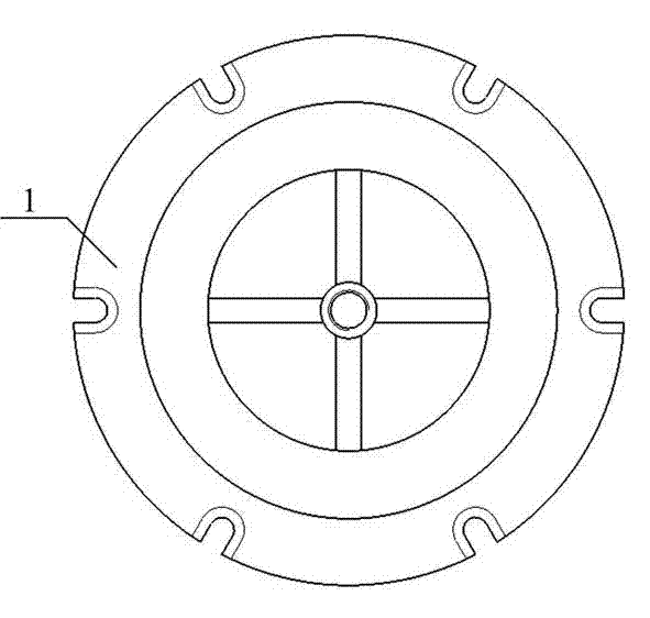 Quick gear grinding device for disc gears