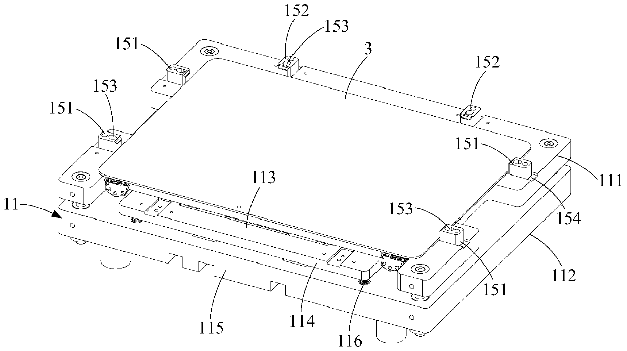 Laminating device for auxiliary material