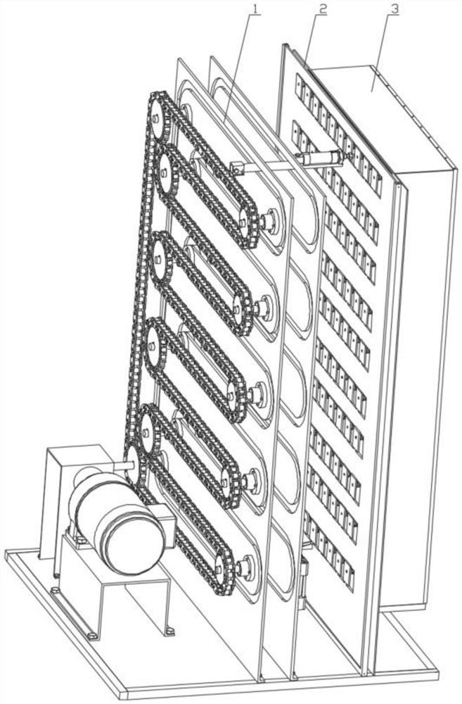 A smart key storage cabinet and its working method