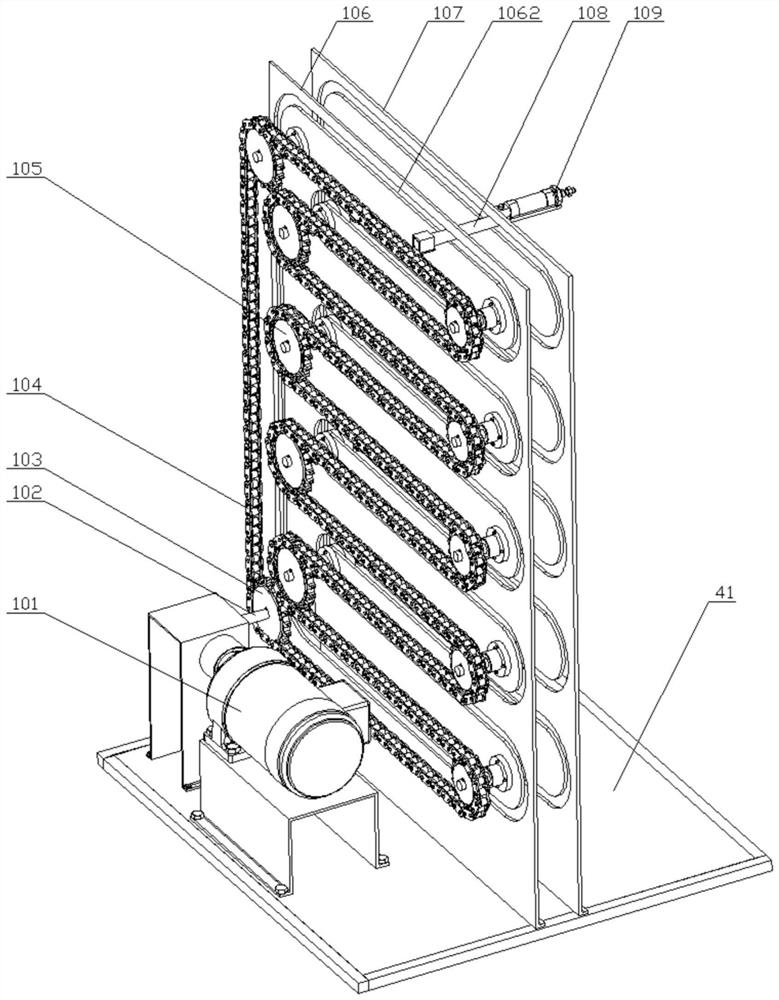 A smart key storage cabinet and its working method