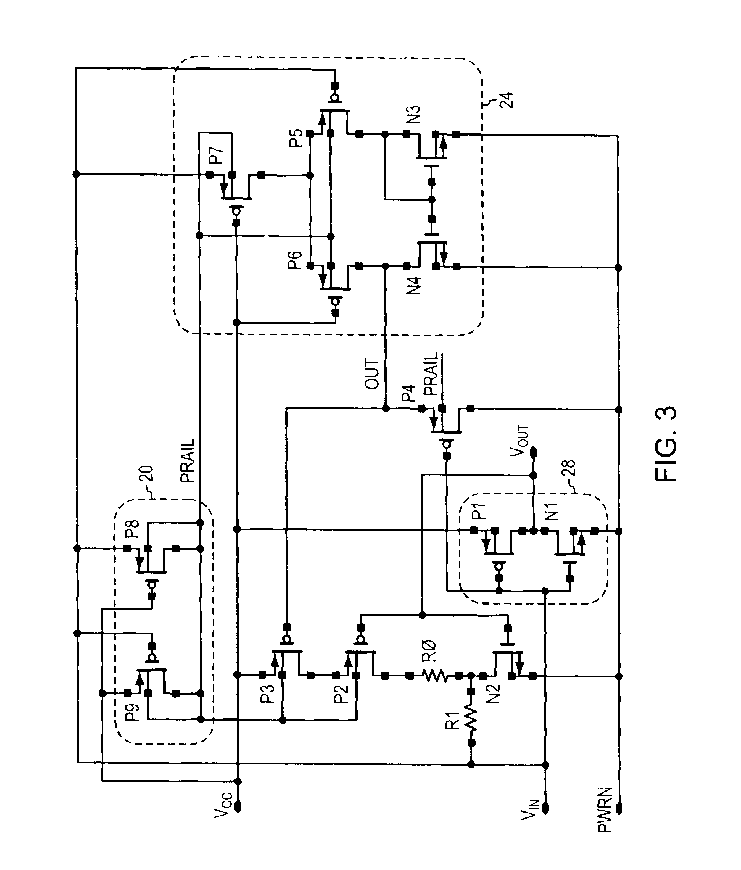 Bus hold circuit with power-down and over-voltage tolerance