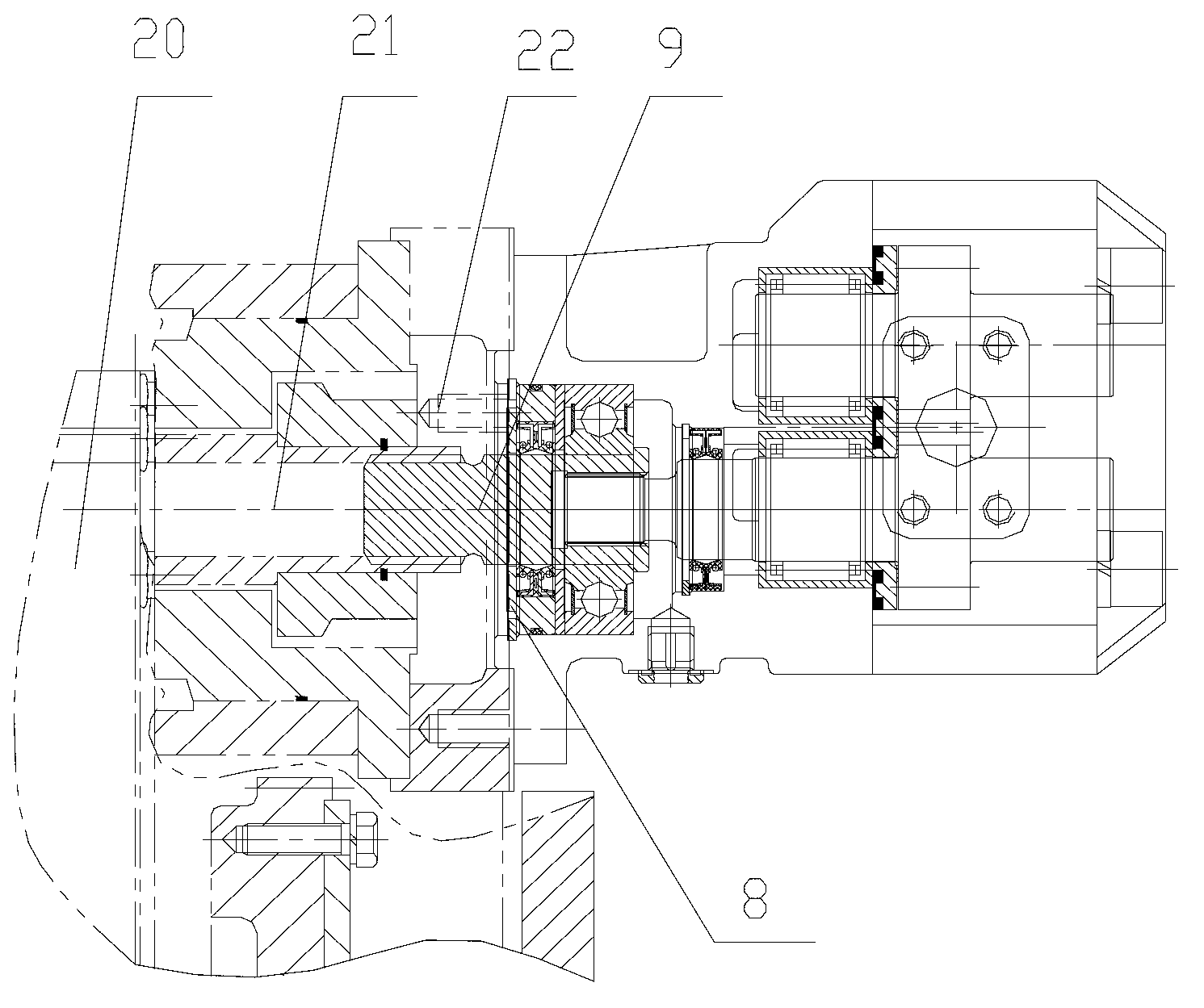 Gear pump and engineering machine