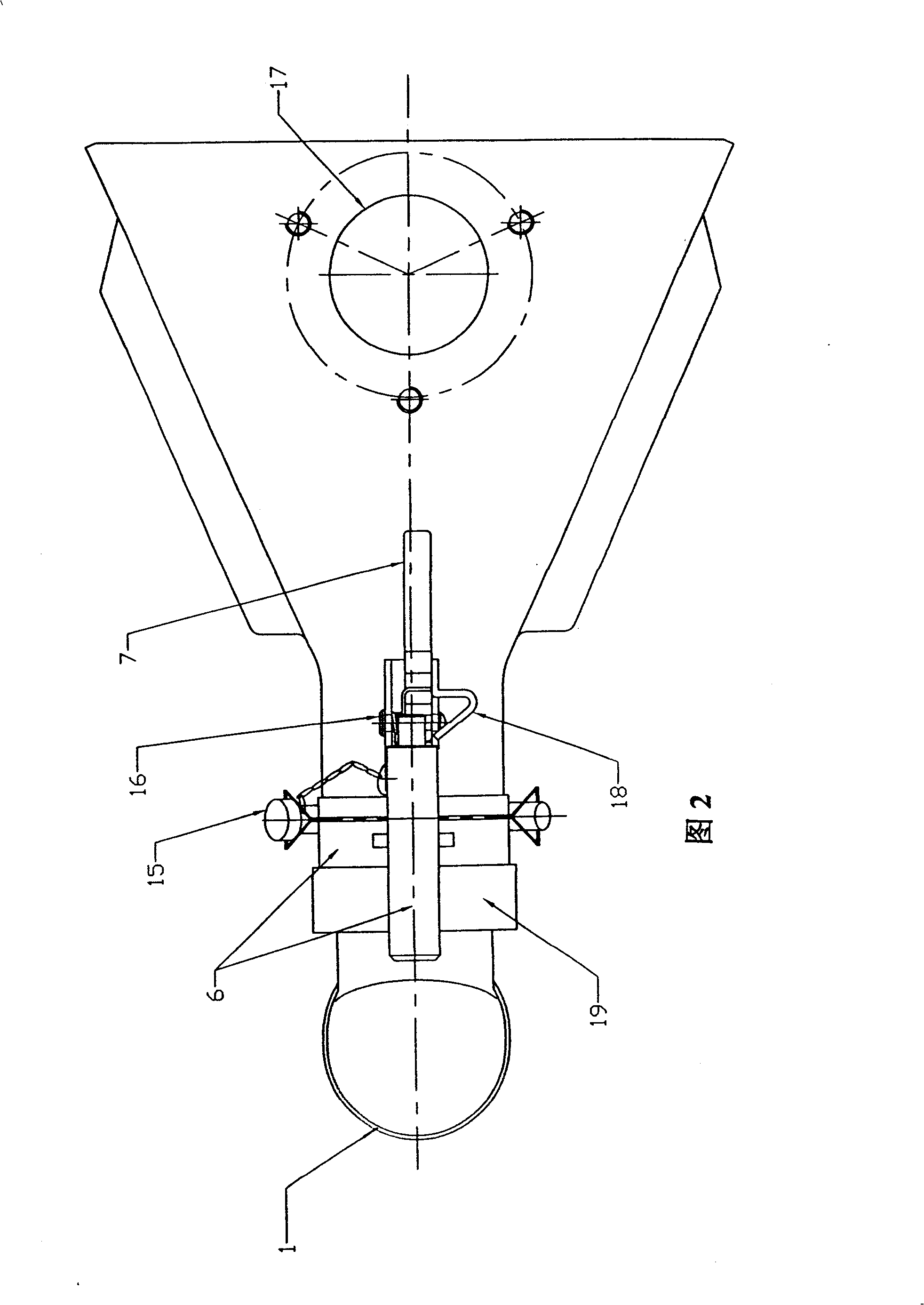 Piston type automobile tractor and assembling method thereof