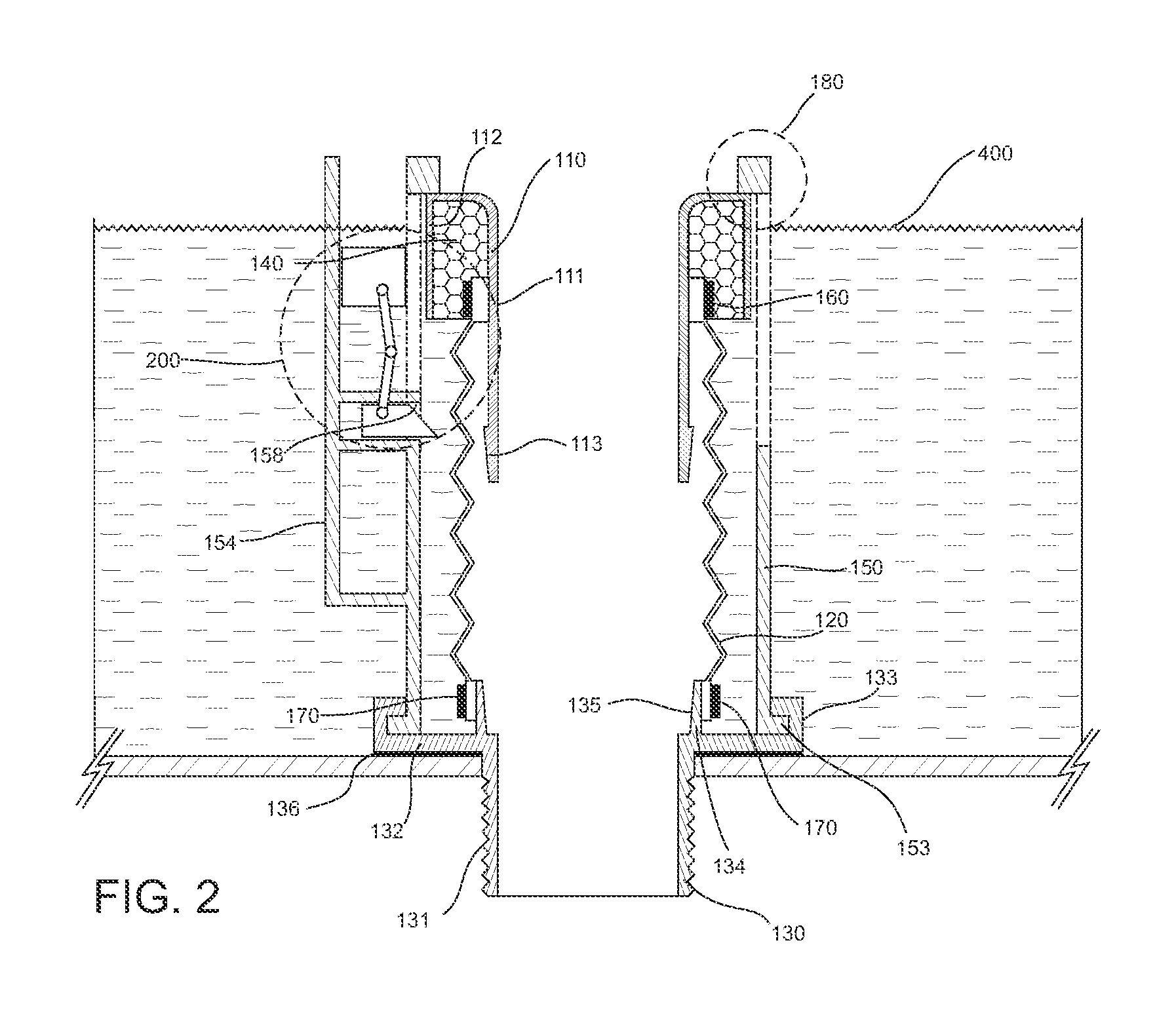 Toilet flushing device