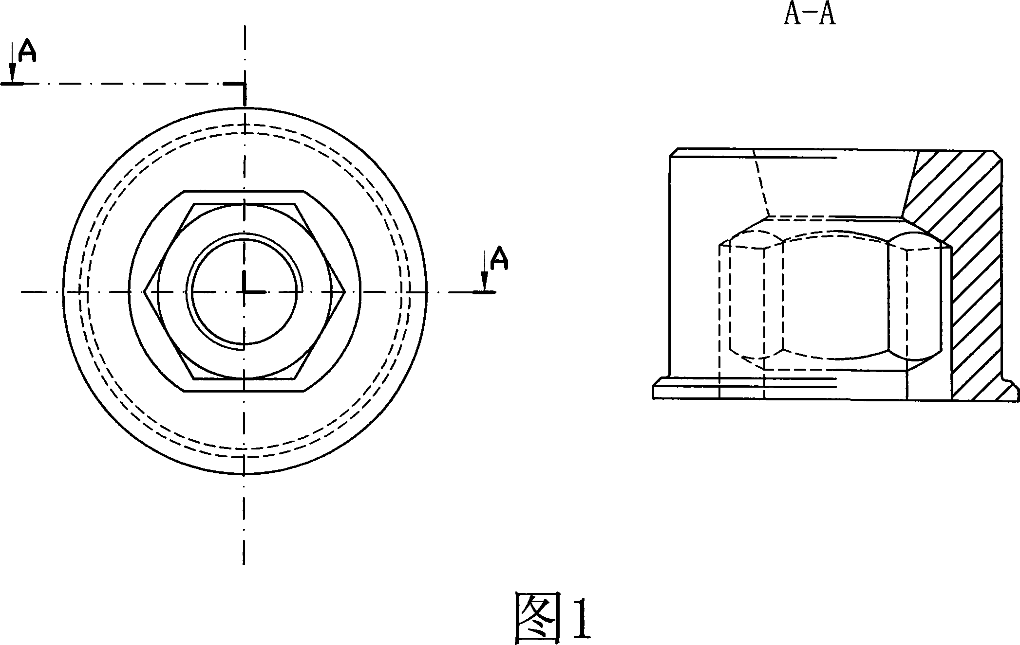 Method for measuring tensile strength of connecting piece base