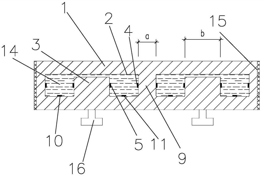 A narrow plate weighing device