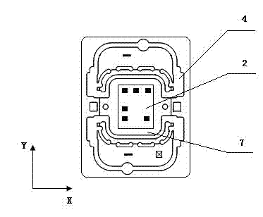 Contactless integrated circuit (IC) wafer pad layout design method