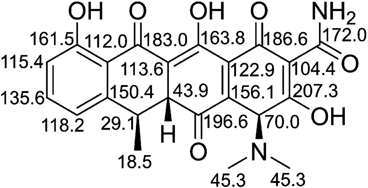 A kind of related substance of doxycycline hydrochloride and its analysis and detection method