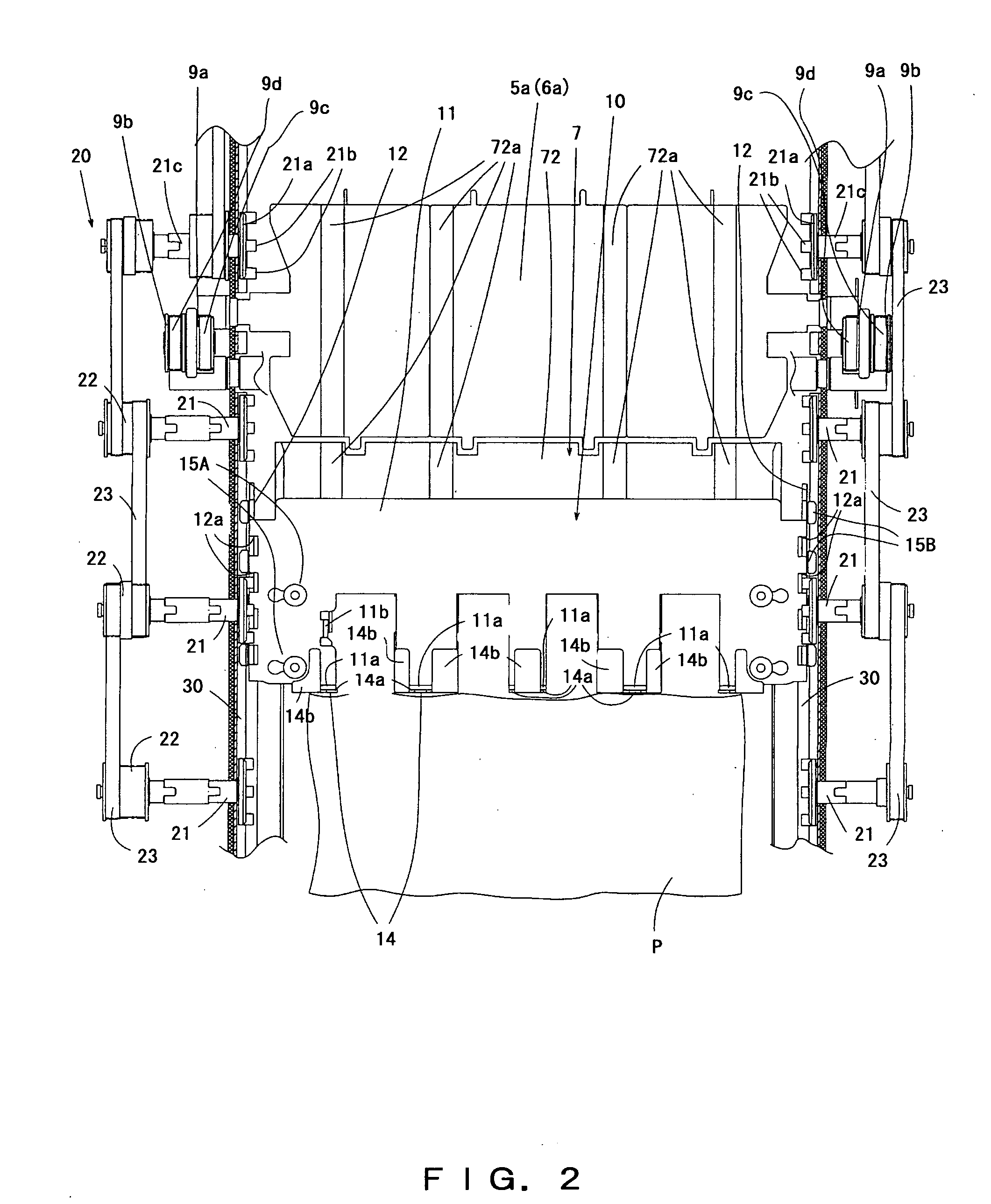 Bundle transport apparatus for paper sheet materials and handling apparatus for the same