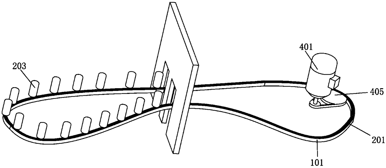 Power supply system for transmission rail