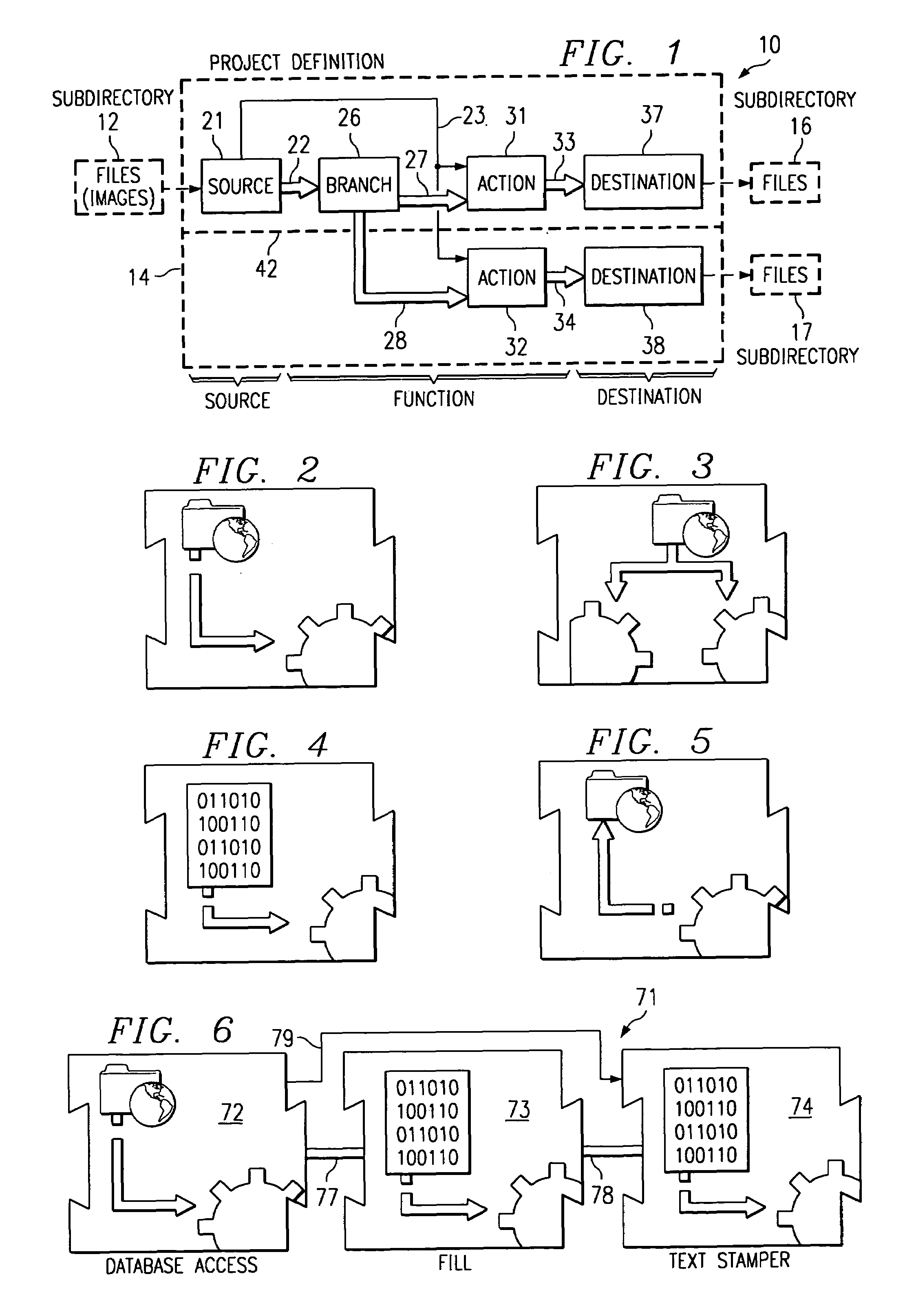 Method and apparatus for communicating during automated data processing