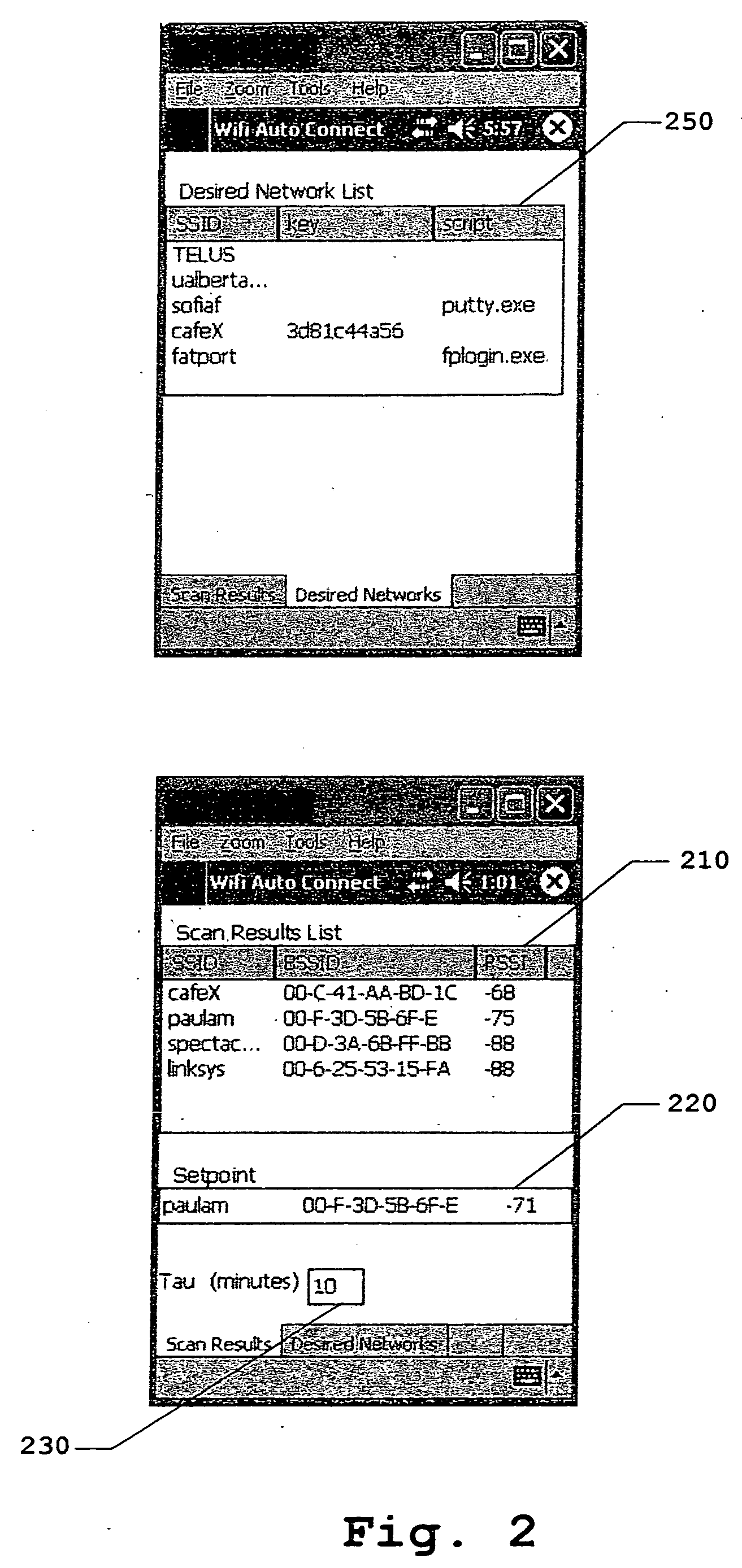 Automatic connection of a mobile device to a wireless network
