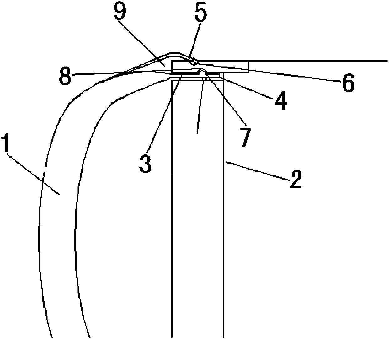 A car bumper for new energy vehicles