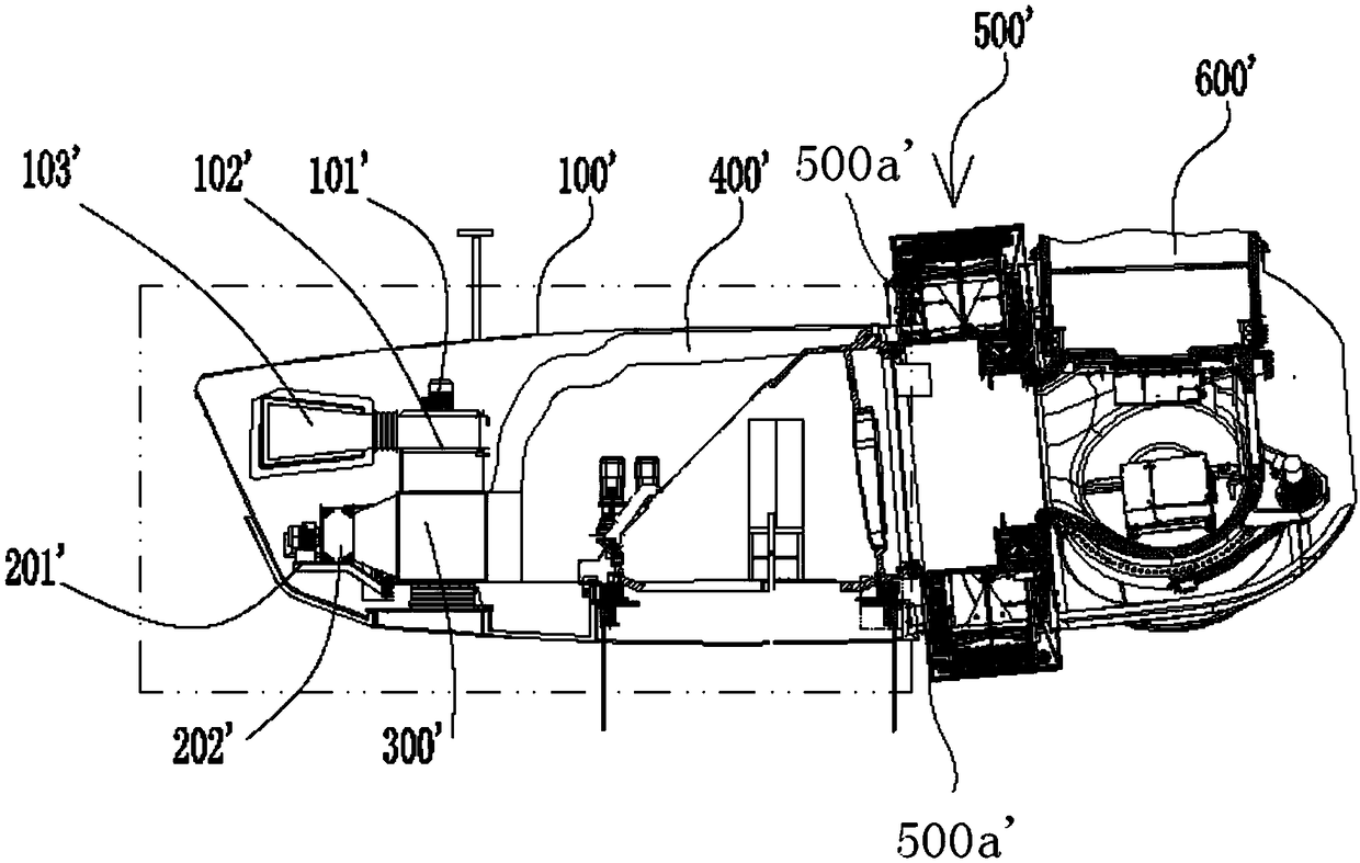 Wind-driven generator set, motor and air flow transfer device for motor air gap