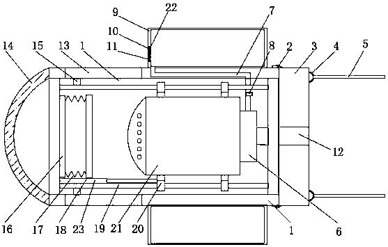 Water feeding pump convenient to put