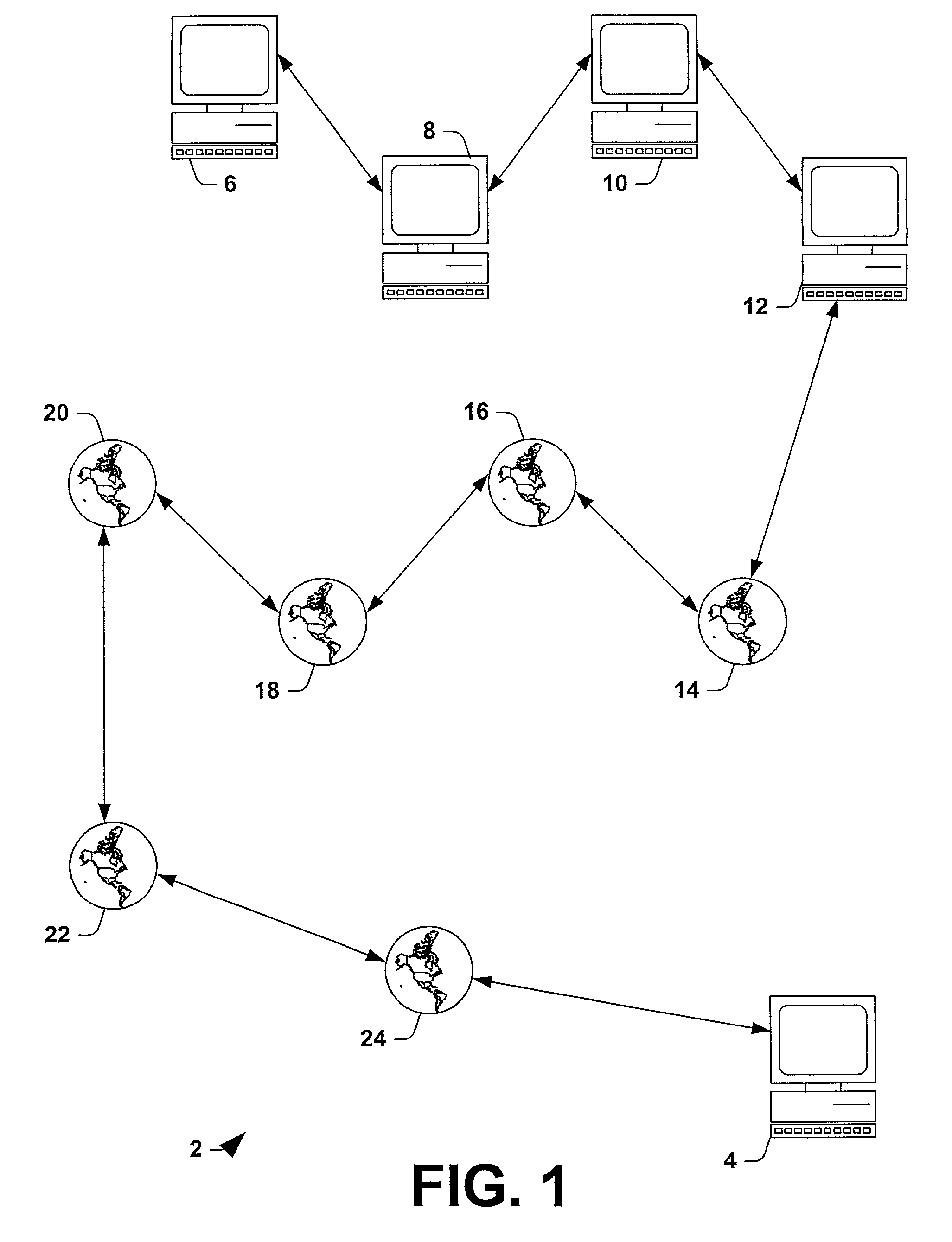 System and method for determining the geographic location of internet hosts