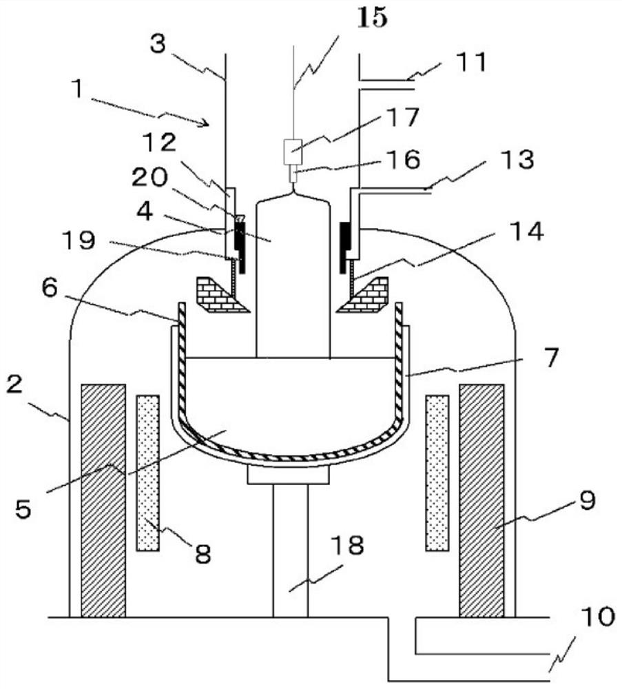 Single crystal manufacturing device