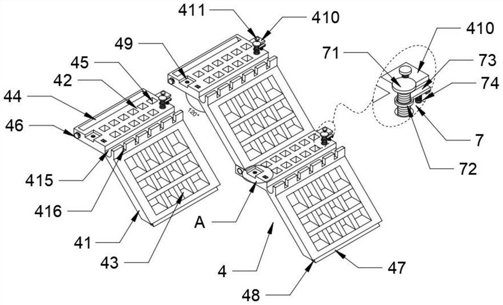 Rock slope protection structure and construction method