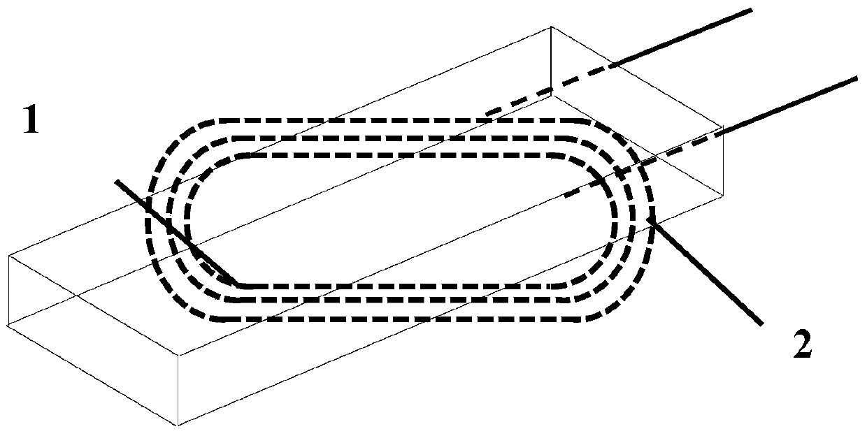 An integrated high temperature resistant electromagnetic induction coil