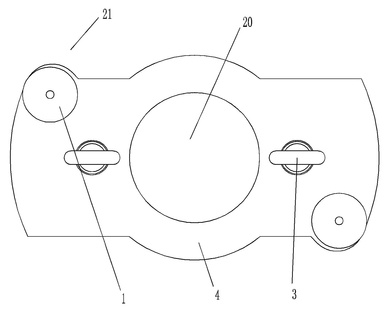 Hanger for porcelain shell