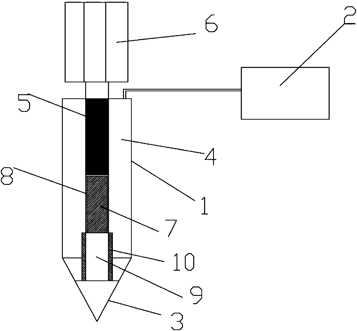 Soil VOCs environmental protection detection method and environmental protection detection device