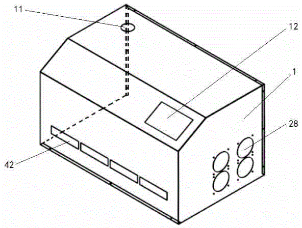 Biological sample processing box