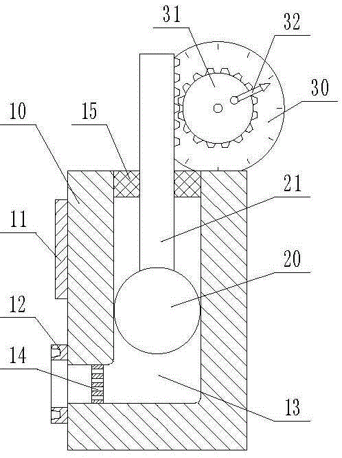 Water level detection structure of vehicle-mounted water storage tank