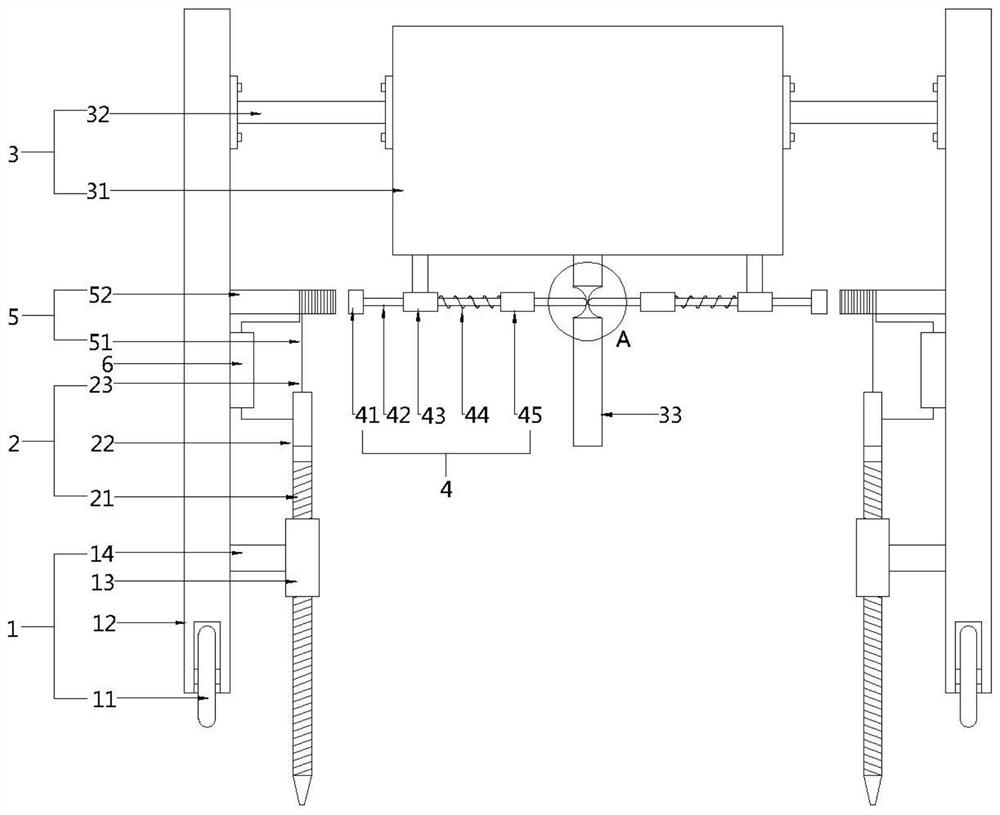 A drip irrigation device for desert highway shelter forest