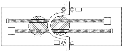 Electricity transmission cable bending equipment capable of working at night and bending method thereof