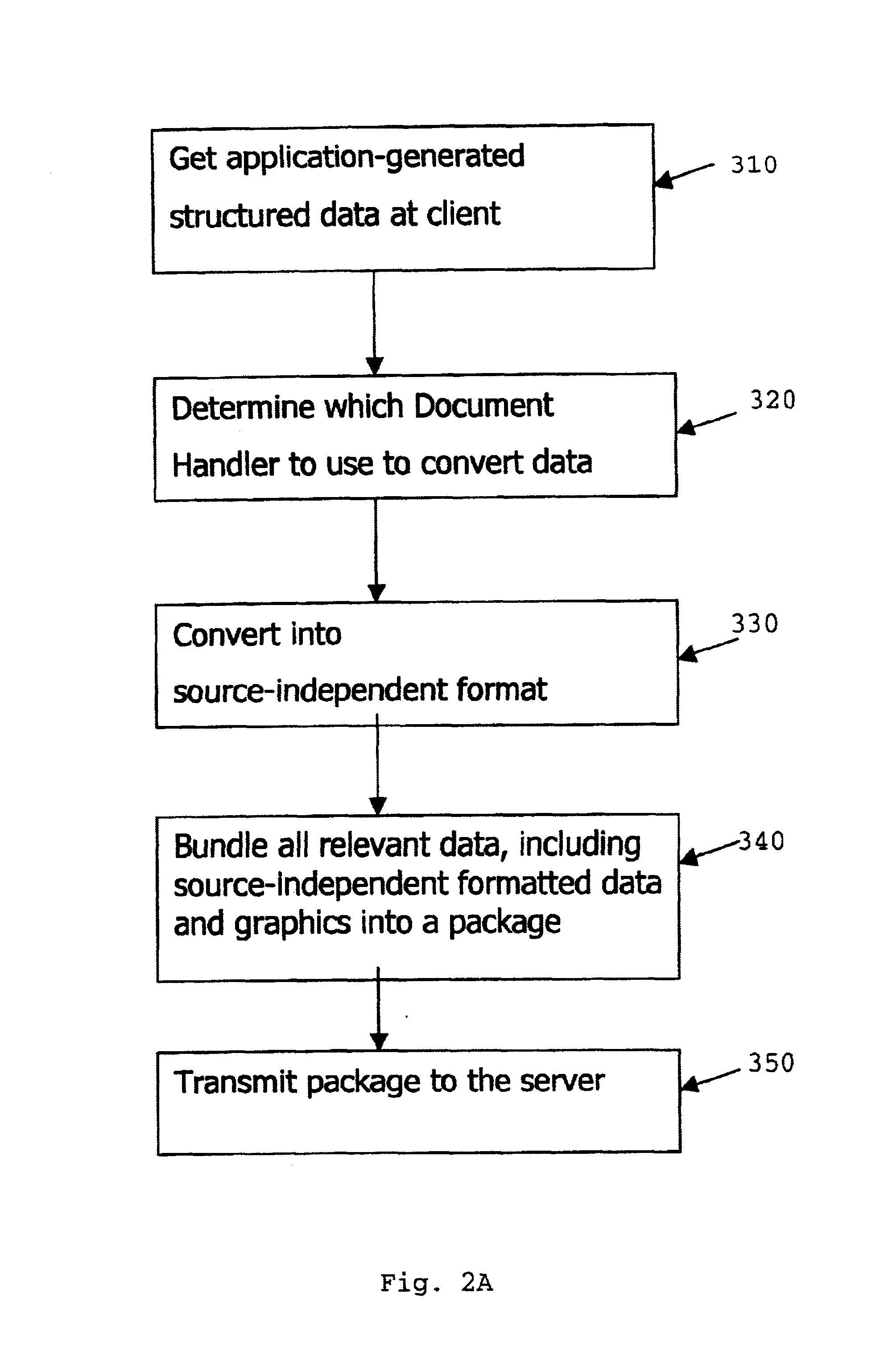 Automatic transfer and expansion of application-specific data for display at a website