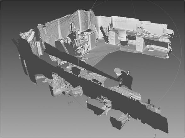 Three-dimensional map reconstruction method based on navigation point selection