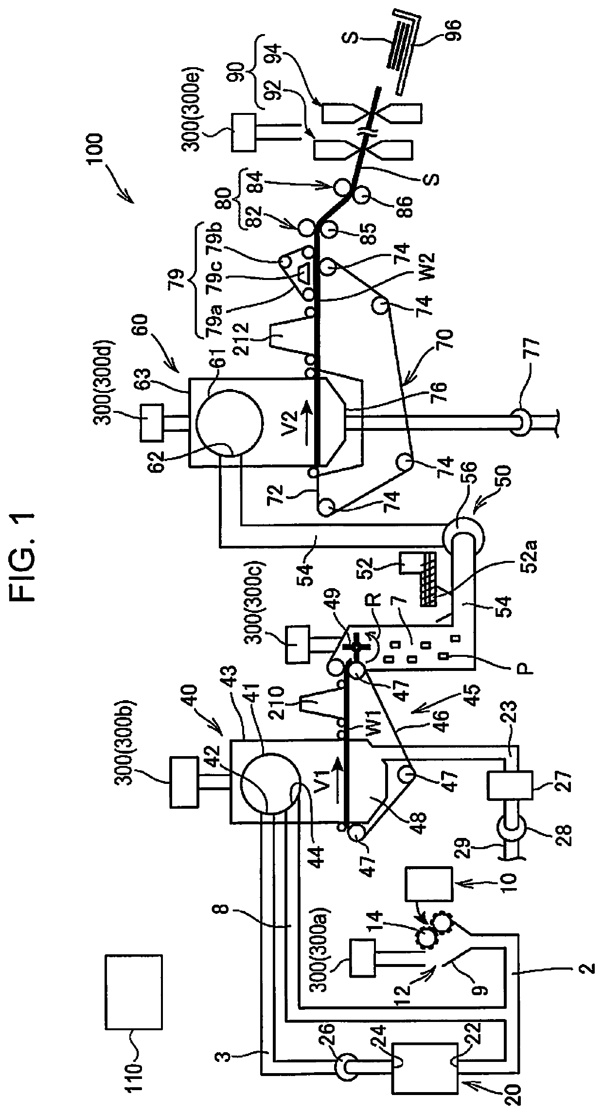 Vaporization type humidification unit, control method of vaporization type humidification unit, and sheet manufacturing apparatus