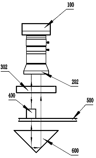 Device and method for simultaneously carrying out optical detection on front surface and back surface of object