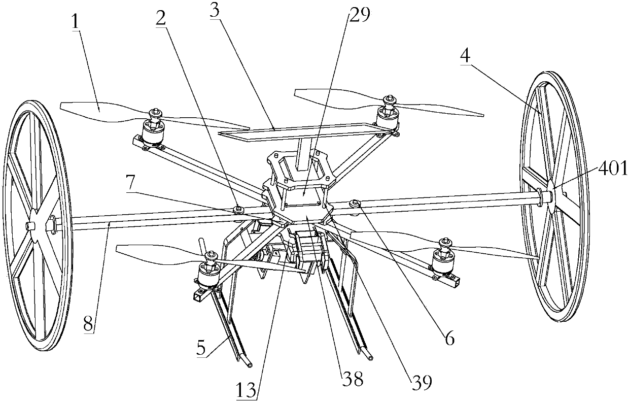 A solar polar electric detection trolley