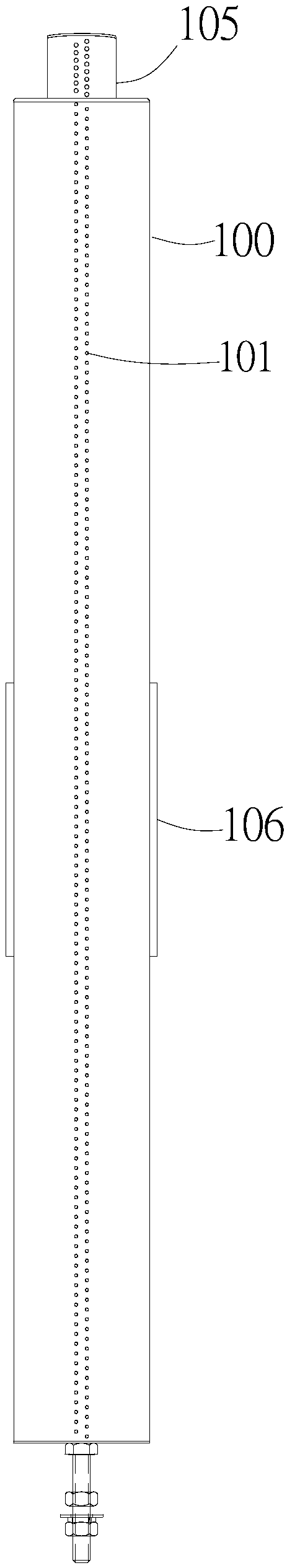 A kind of air knife assembly and drying device