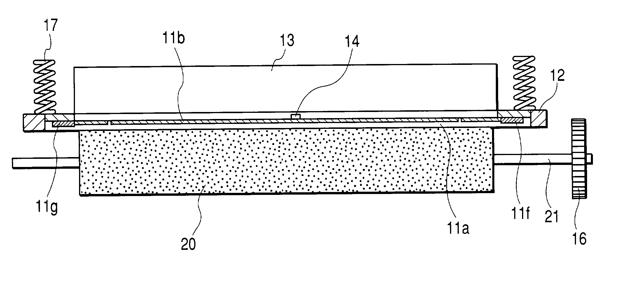 Image heating apparatus having metallic rotary member contacting with heater