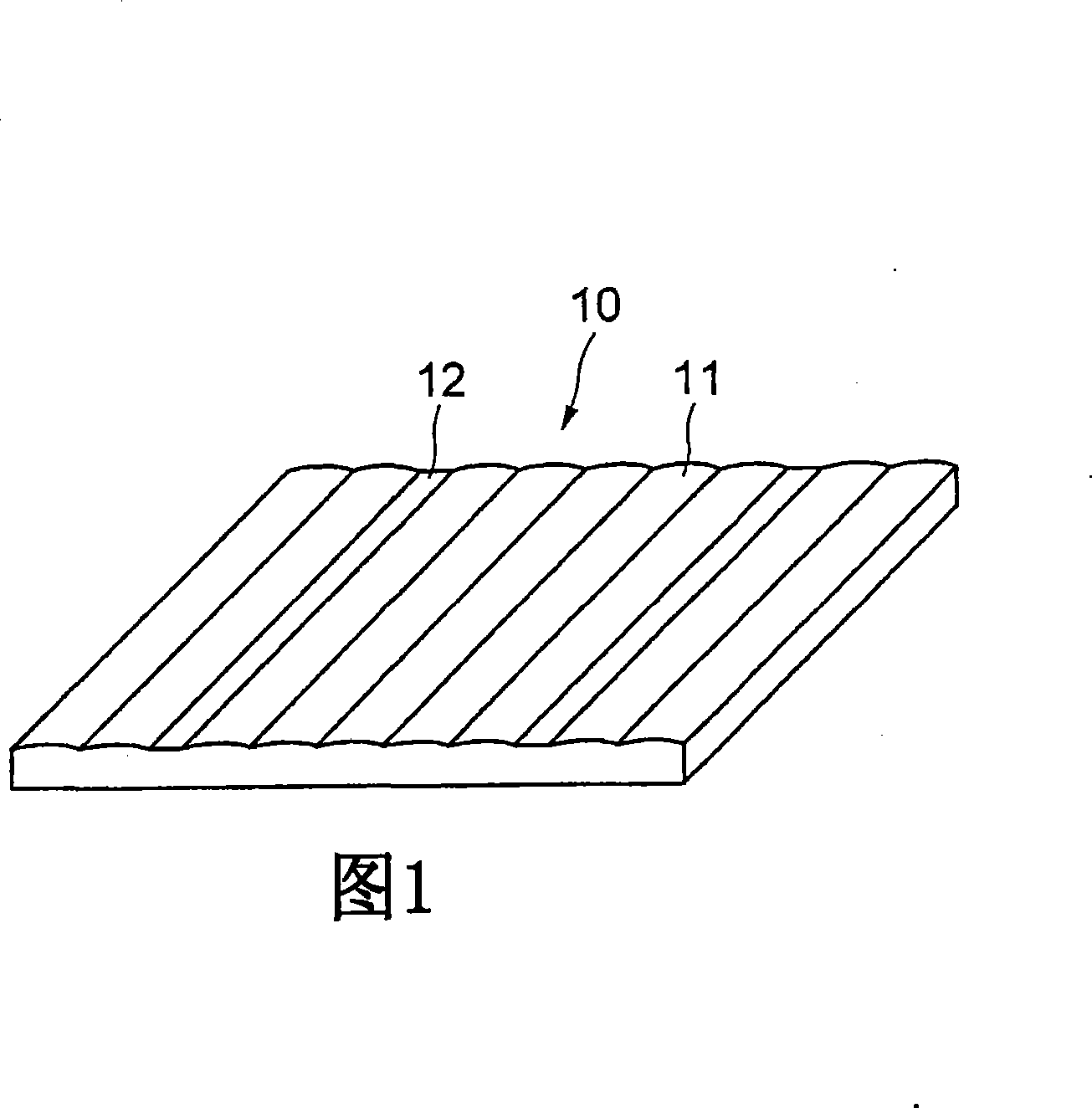 Optical element array, display device, and method of manufacturing display device, optical element array and optical element array molding die