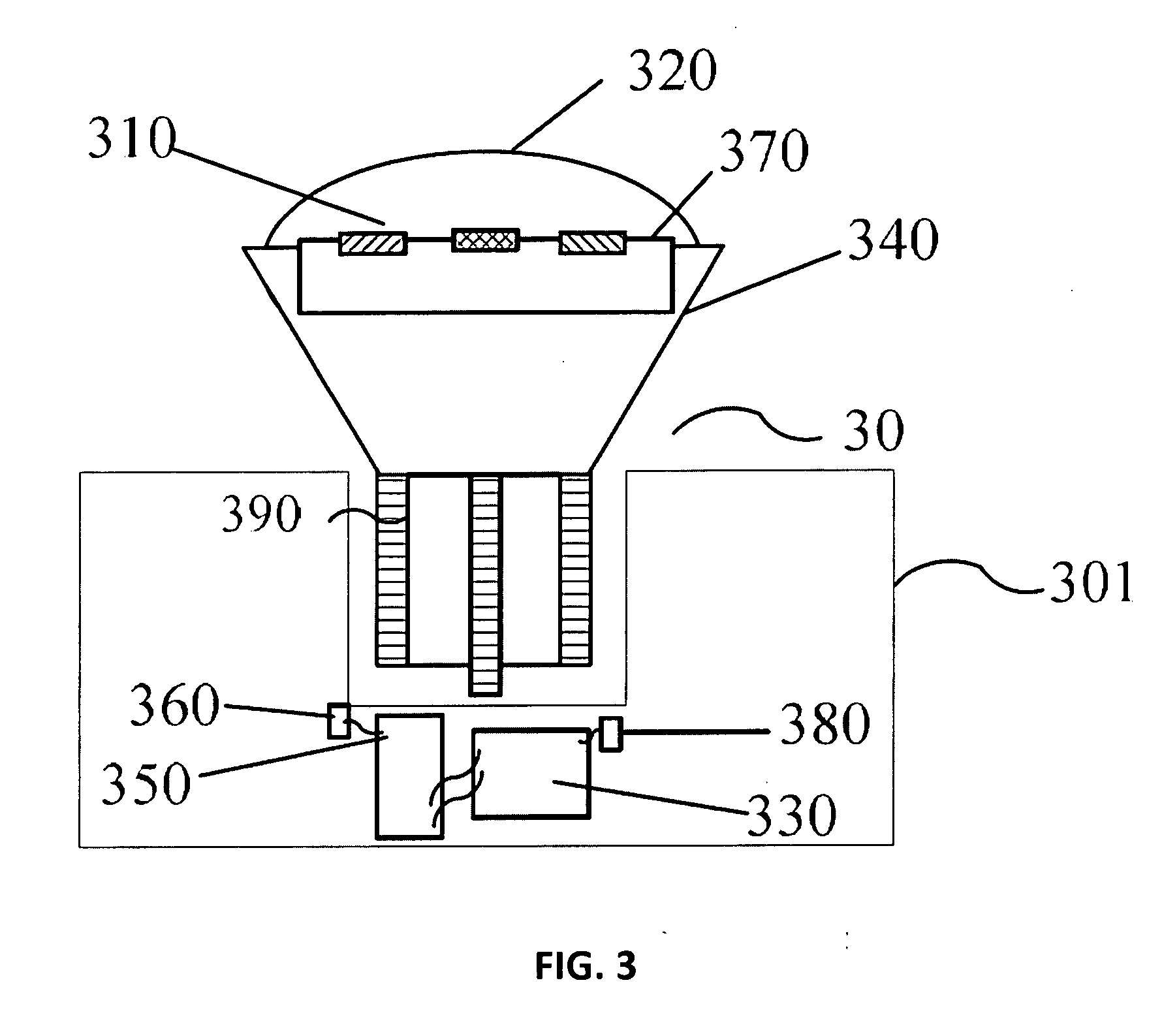 Network connection device based on light source