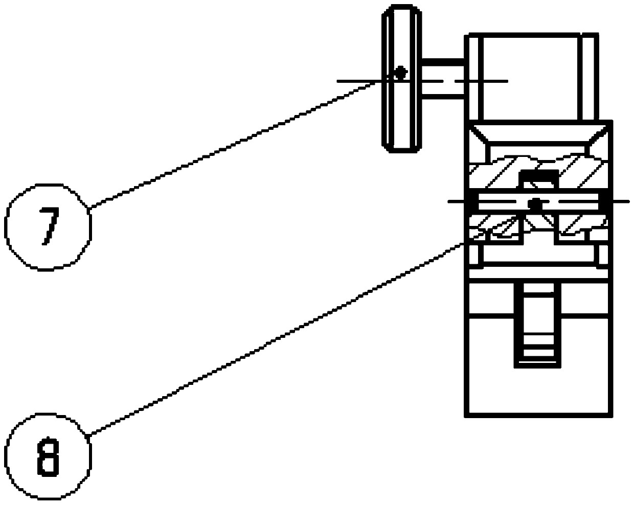 Turbine disk tongue-and-groove symmetry detection device