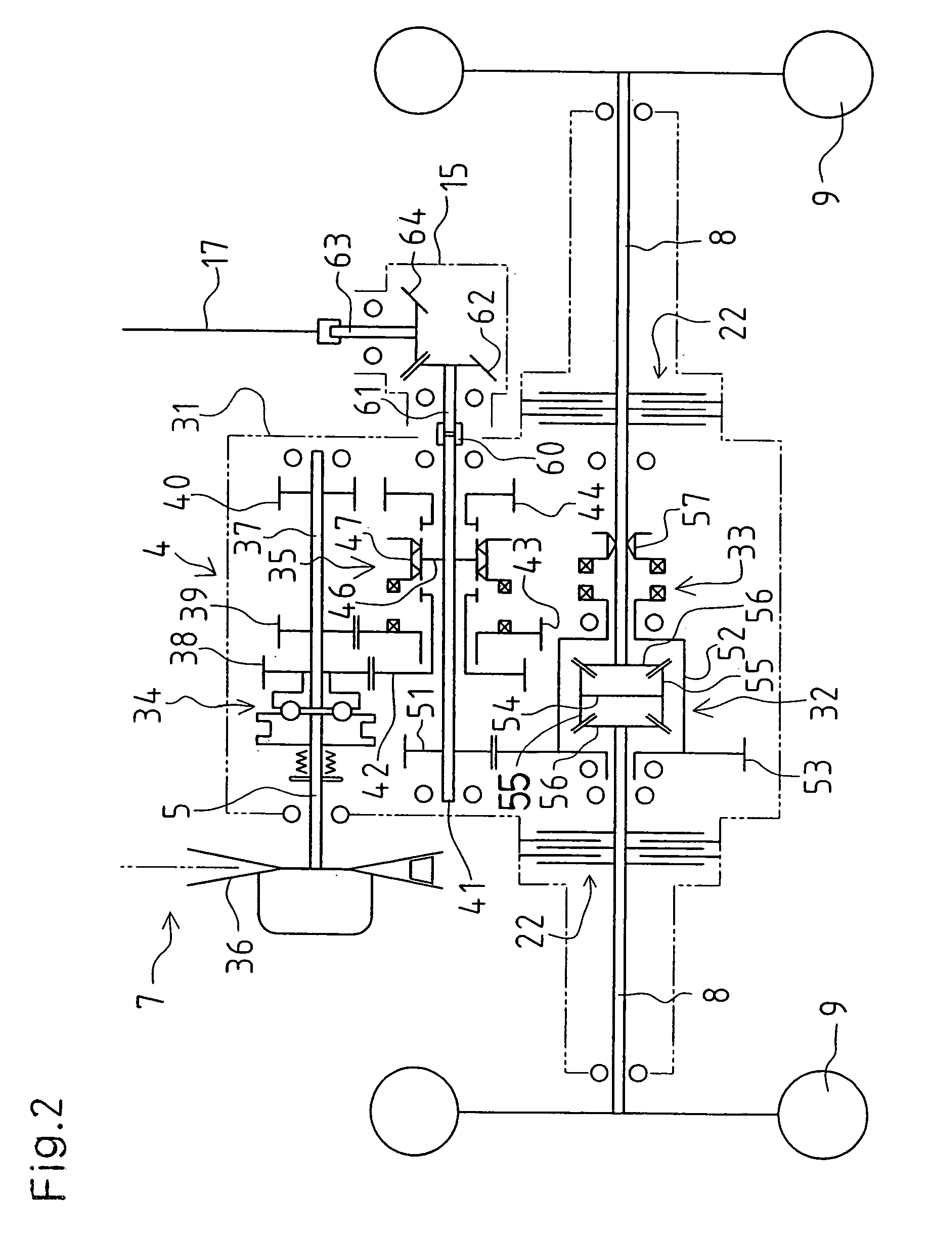 Multi-wheel-driving vehicle