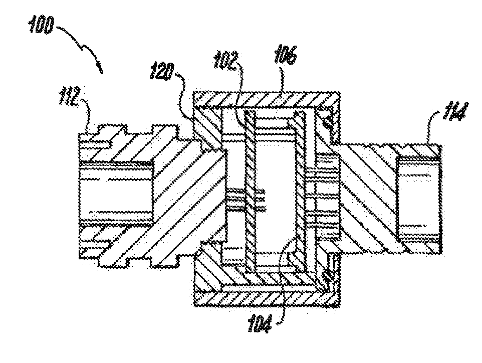 Integrated input/output connector