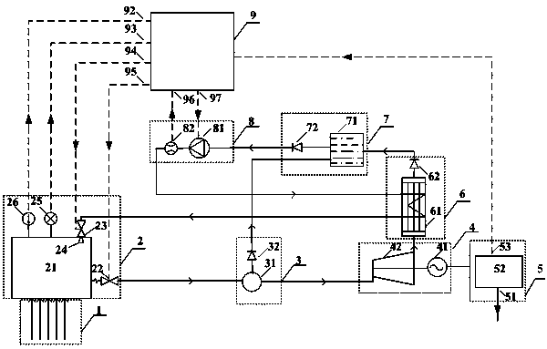 System and method for water spray injection type pulse steam electric power generation