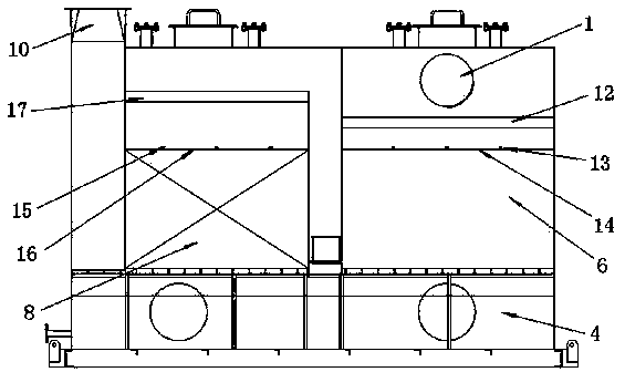 Deodorizing device with flaky filler