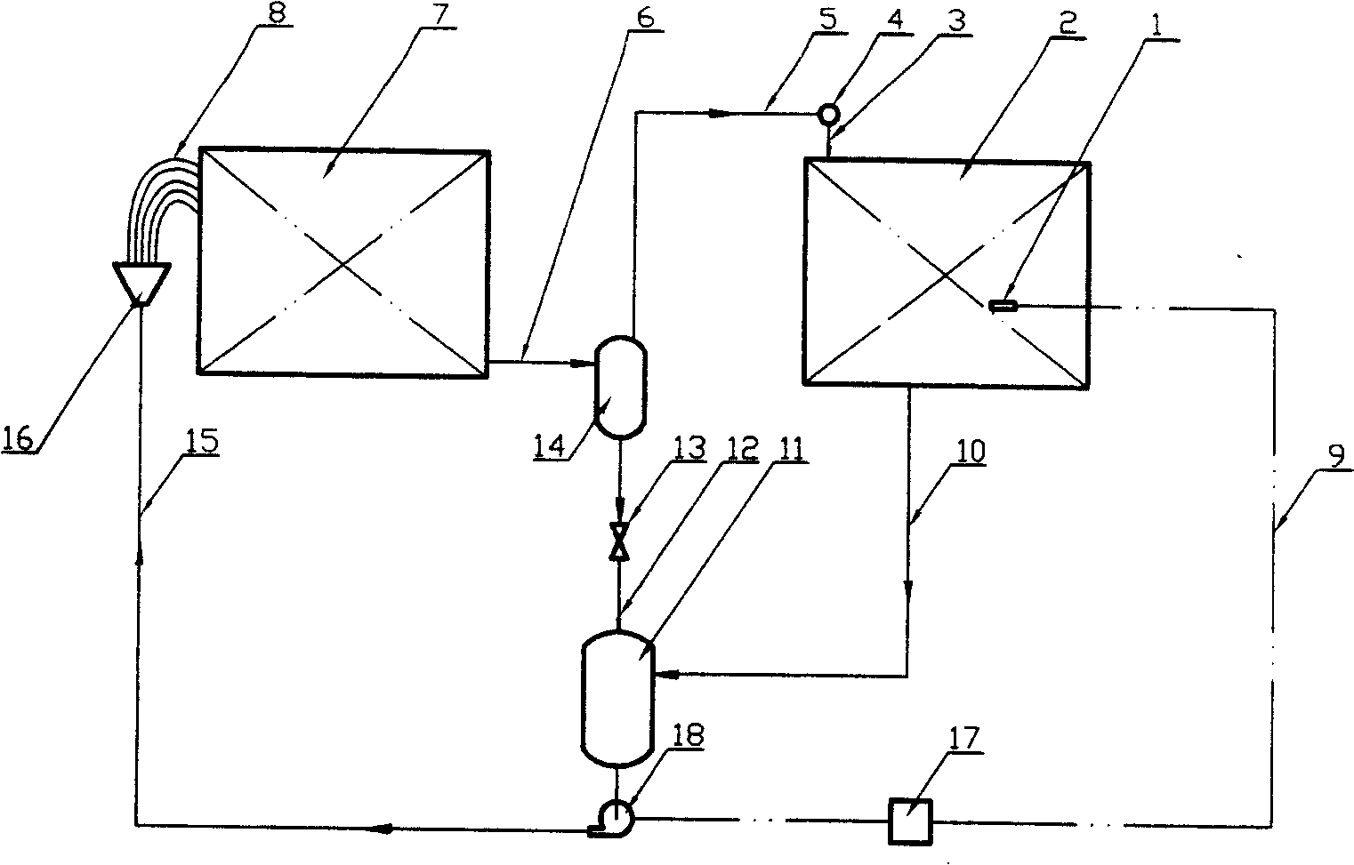 Controllable bi-circulating hot-pipe system