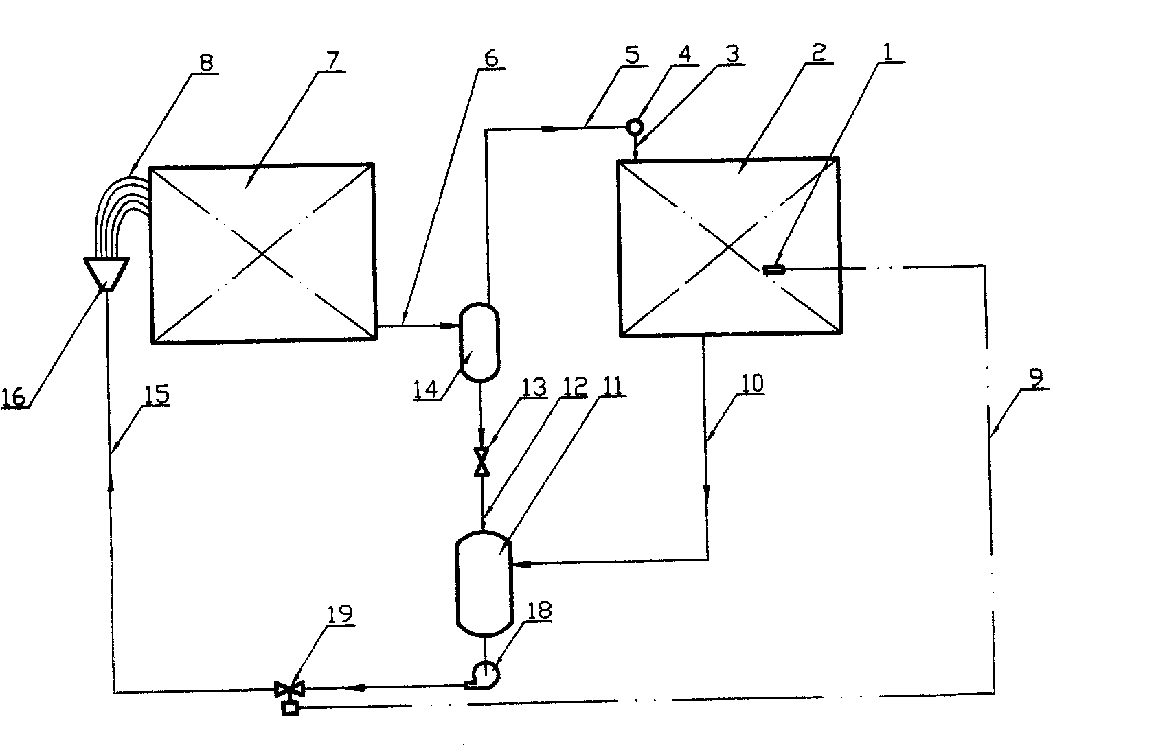 Controllable bi-circulating hot-pipe system