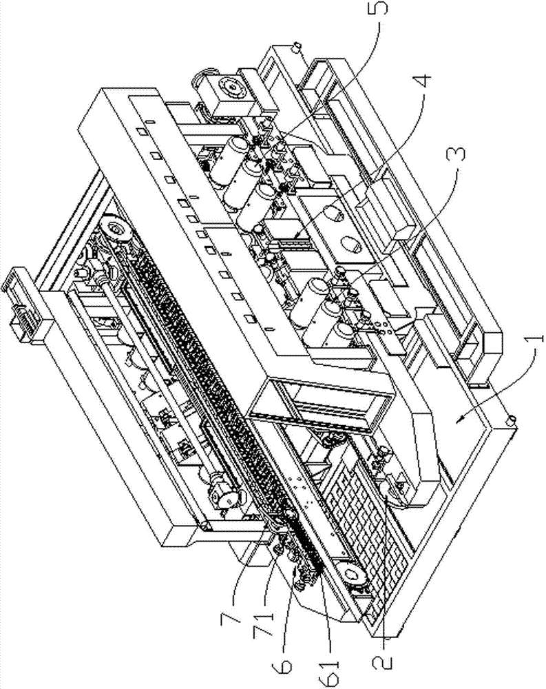 Processing machine and processing method for small glass